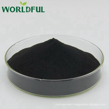 100% water soluble high pure potassium fulvate shiny powder from natural mineral source